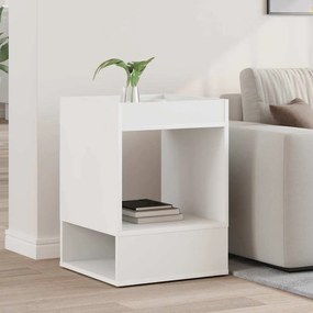 vidaXL End Table Λευκό 40 x 40 x 56 εκ. Επεξεργασμένο ξύλο