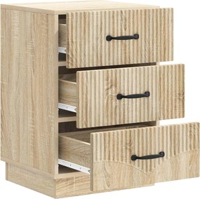 vidaXL Κομοδίνο Sonoma Δρυς 43 x 41 x 63,5 εκ. Επεξεργασμένο Ξύλο
