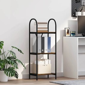 vidaXL Ράφι Βιβλίων 3 επιπέδων 40 x 30 x 109 εκ Επεξεργασμένο ξύλο