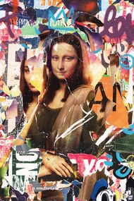 Εικονογράφηση Mona Lisa Collage, Thomas Chedeville