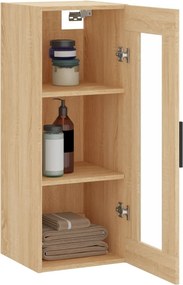 vidaXL Ντουλάπι Τοίχου Sonoma Δρυς 34,5 x 34 x 90 εκ.