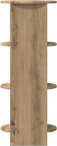 vidaXL Βοηθητικό ντουλάπι Artisan Δρυς 40 x 40 x 100 cm