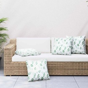 vidaXL Διασκορπισμένα Μαξιλάρια Φύλλο 4 pcs Σχέδιο Φύλλου 40 x 40 cm