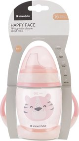 Ποτήρι Εκπαιδευτικό 200ml Kikka Boo Happy Face Pink
