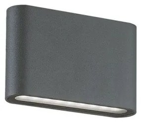 Απλίκα Εξωτερικού Χώρου LED 24W L11.5 Argon αλουμίνιο Viokef-4226801-Ανθρακί 4226801