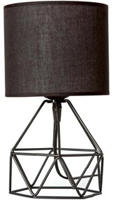Φωτιστικό Επιτραπέζιο Shape 202-0059 16x16x30cm 1xE27 Black GloboStar