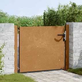 vidaXL Πόρτα Κήπου 100x100 εκ. από Ατσάλι Corten