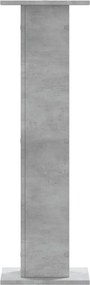 vidaXL Βάσεις Φυτών 2 τεμ. Γκρι Σκυρ. 30x30x95 εκ. Επεξεργασμένο Ξύλο