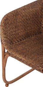 ΠΟΛΥΘΡΟΝΑ ΕΣΩΤ.ΧΩΡΩΝ TUCKET HM9958.02 ΦΥΣΙΚΟ RATTAN-ΚΑΡΥΔΙ ΧΡΩΜΑ 63x60x77Υεκ