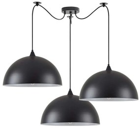 Φωτιστικό Οροφής Adept 77-8719 Φ40x28,5cm 3xE27 60W Black Homelighting