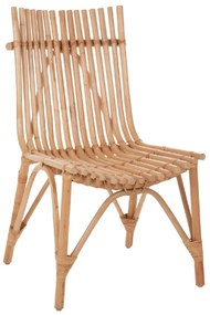 ΚΑΡΕΚΛΑ ΕΞΩΤ.ΧΩΡΟΥ CELLION HM9812.01 ΡΑΒΔΟΙ RATTAN ΣΕ ΦΥΣΙΚΟ ΧΡΩΜΑ 76x72x83Υεκ.