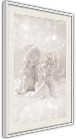 Αφίσα - Cute Angels - 30x45 - Μαύρο - Χωρίς πασπαρτού