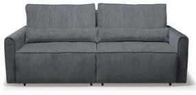 Καναπές Κρεβάτι Τριθέσιος ArteLibre SHELBY Γκρι 215x110x90cm