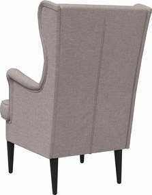 vidaXL Πολυθρόνα Taupe Ύφασμα