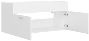 vidaXL Ντουλάπι Νιπτήρα Λευκό 100 x 38,5 x 46 εκ. από Επεξ. Ξύλο