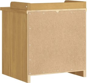VidaXL Πάγκος διαδρόμου "SANDNES" 45x40x50 εκ.Πεύκο μασίφ ξύλο