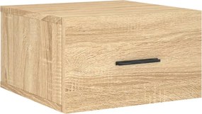vidaXL Κομοδίνα Επιτοίχια Sonoma Δρυς 35 x 35 x 20 εκ.