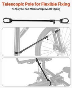 VEVOR Bike Repair Stand 85 lb Adjustable Bicycle Maintenance Rack with Tool Tray