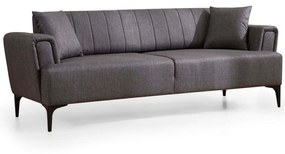 Καναπές - Κρεβάτι Τριθέσιος Hamlet 560ARE2241 230x95x77cm Dark Grey