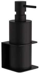 Δοχείο Κρεμοσάπουνου Επιτοίχιο 81-403 7,5x7x19cm Matte Black Pam&Co Brass