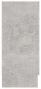 vidaXL Μπουφές Γκρι Σκυροδέματος 120 x 30,5 x 70 εκ. από Επεξ. Ξύλο