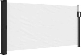 vidaXL Σκίαστρο Πλαϊνό Συρόμενο Λευκό 100 x 500 εκ.