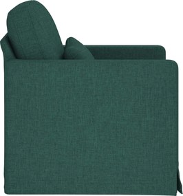 vidaXL Καναπές Σκούρο Πράσινο