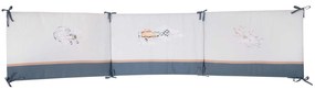 Πάντα Κούνιας Microfiber 45x195εκ. Essential Baby 8852 Γκρι Greenwich Polo Club