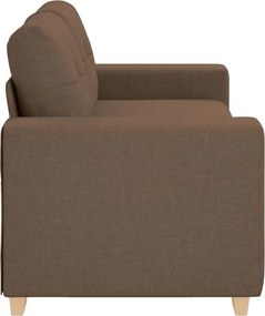 vidaXL Καναπές Διθέσιος Καφέ 180 x 77 x 82 εκ. Ύφασμα