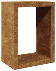 Ράφι για καυσόξυλα 60x40x80 cm Ατσάλι σκληρυθέν στον αέρα - Καφέ