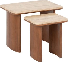 Τραπεζάκι Jivan Atmosphera - 60x40x52cm / 38.5x30.5x47cm