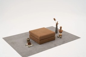Πουφ Σκαμπό Καφέ COMFORT 95x95x43