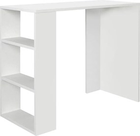 Γραφείο εργασίας Netenia Megapap χρώμα λευκό 90x40x74εκ.