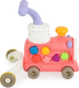 Περπατούρα Με Παιχνίδια Moni Happy Train 3 In 1 Pink