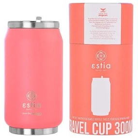 ESTIA ΘΕΡΜΟΣ TRAVEL CUP SAVE THE AEGEAN 300ml FUSION CORAL