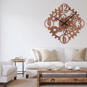 Ρολόι τοίχου  εσωτερικού χώρου ξύλινο clock2 - Clock2-Τικ, 1mx1m