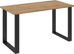 Τραπέζι Kingsale-138 x 67-Φυσικό σκούρο