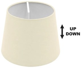 Καπέλο Φωτιστικού Ε27/E14 Up-Down Φ20cm Ύφασμα SPC 20 Arlight -284034-Λευκό 0284034