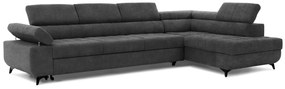 Καναπές/Κρεβάτι Dronis Maxi /Γκρι / Δεξιά γωνία/ 338x100x203 BOG2691