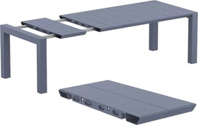 ΕΠΕΚΤ.ΤΡΑΠΕΖΙ ΠΟΛ/ΝΙΟΥ VEGAS 100X180/220εκ. DARK GREY