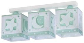 Φωτιστικό Τρίφωτο Οροφής Σε Ράγα Moon 63233 NH Green Ango Polypropylene