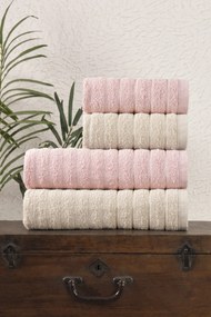 Stewehome Σετ Πετσετών Μπάνιου 4 Τεμαχίων σε x140cm 50x90 cm