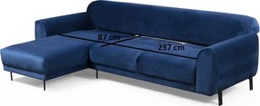 Corner Sofa-Bed Image Corner Left ( Chl-3R ) - Navy Blue Navy Blue