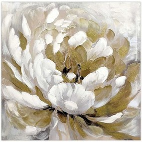 Πίνακας Καμβάς Flower 35300 166-224-045 80x3x80cm Multi Τετράγωνοι Καμβάς