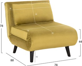 ΠΟΛΥΘΡΟΝΑ ΚΡΕΒΑΤΙ BRAXTON HM8425.23 ΒΕΛΟΥΔΟ ΛΑΔΙ 78x88x78Υεκ.