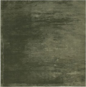 vidaXL Rug HUARTE Green 120 x 120 cm 100% Polyester Επίπεδος