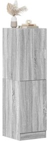 Ντουλάπι Κουζίνας Γκρι sonoma 38x41,5x131,5 εκ. Επεξεργ. Ξύλο - Γκρι