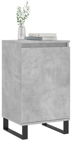 vidaXL Ντουλάπια 2 τεμ. Γκρι Σκυροδ. 40x35x70 εκ. Επεξεργασμένο Ξύλο