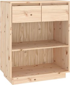 vidaXL Ντουλάπι Κονσόλα 60 x 34 x 75 εκ. από Μασίφ Ξύλο Πεύκου