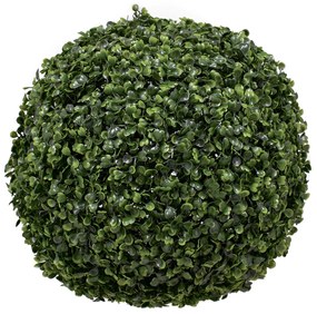 GloboStar® 78503 Artificial - Συνθετικό Τεχνητό Διακοσμητικό Φυτό Θάμνος Πυξάρι Πράσινο Φ28cm